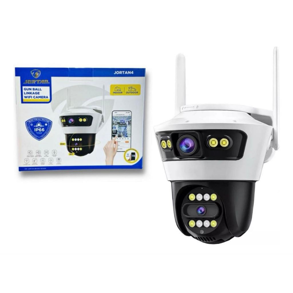Camara De Seguridad Doble Lente Jortan 4