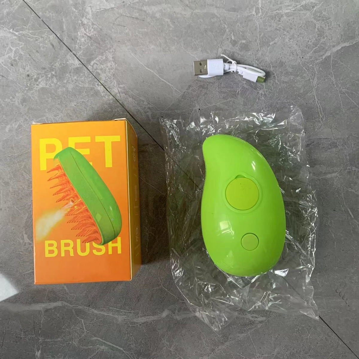 Cepillo a Vapor para Mascotas Recargable USB