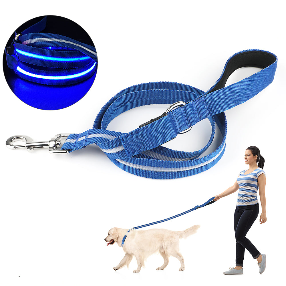 Correa LED para Perros Recargable USB - 3 Colores