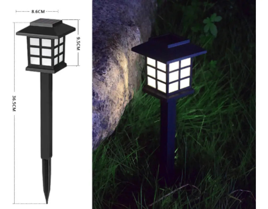 Pack 2 Lámparas Solares LED para Jardín