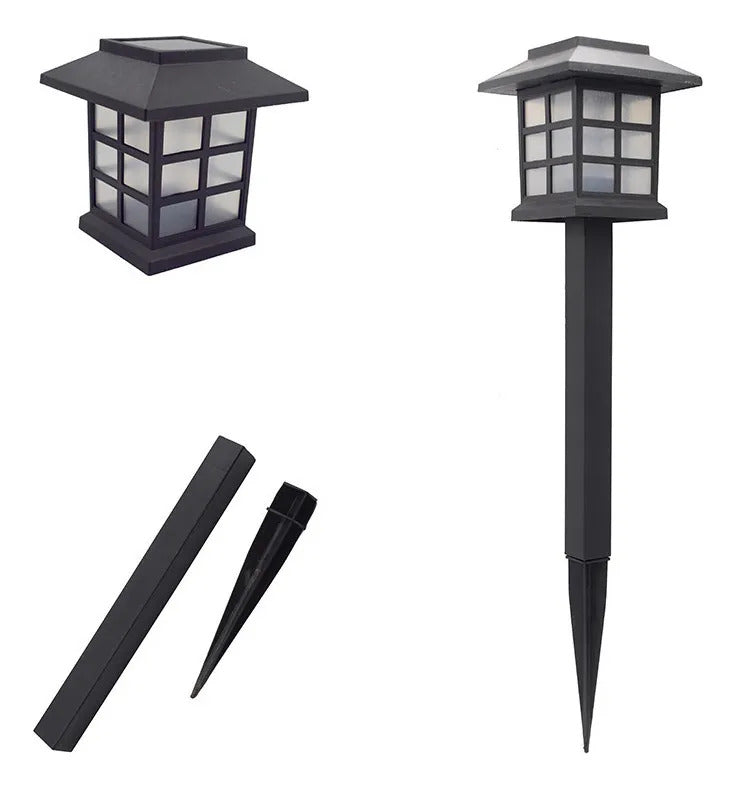 Pack 2 Lámparas Solares LED para Jardín