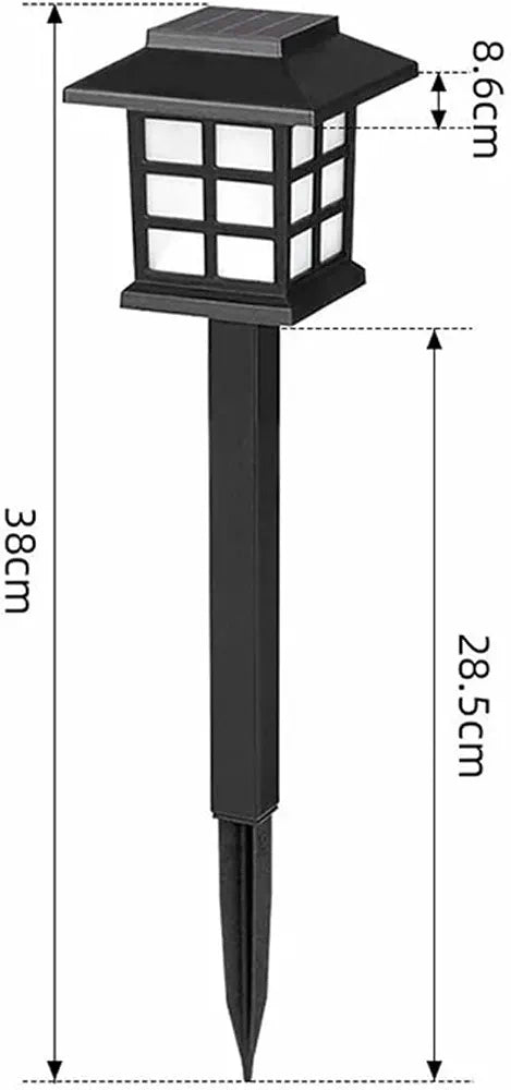 Pack 2 Lámparas Solares LED para Jardín
