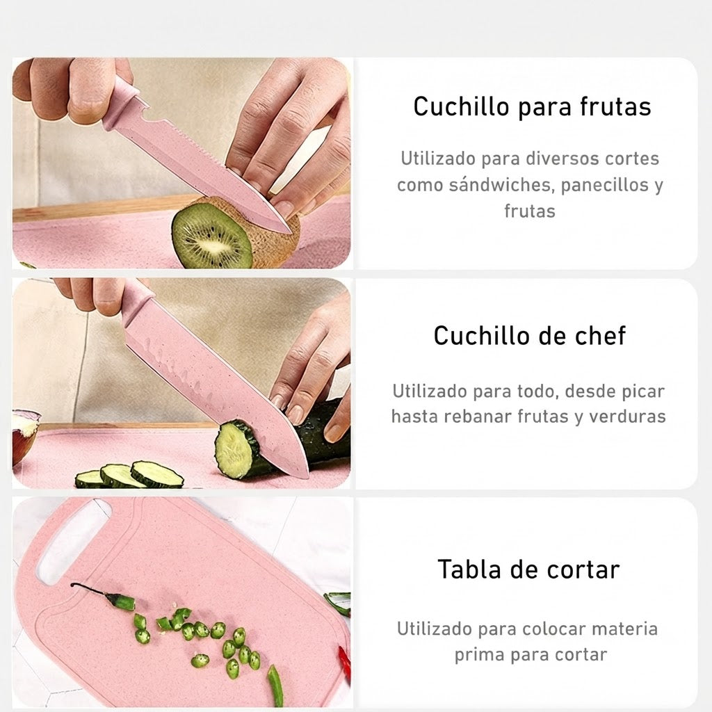 Set Utensilios de Cocina Multifuncional